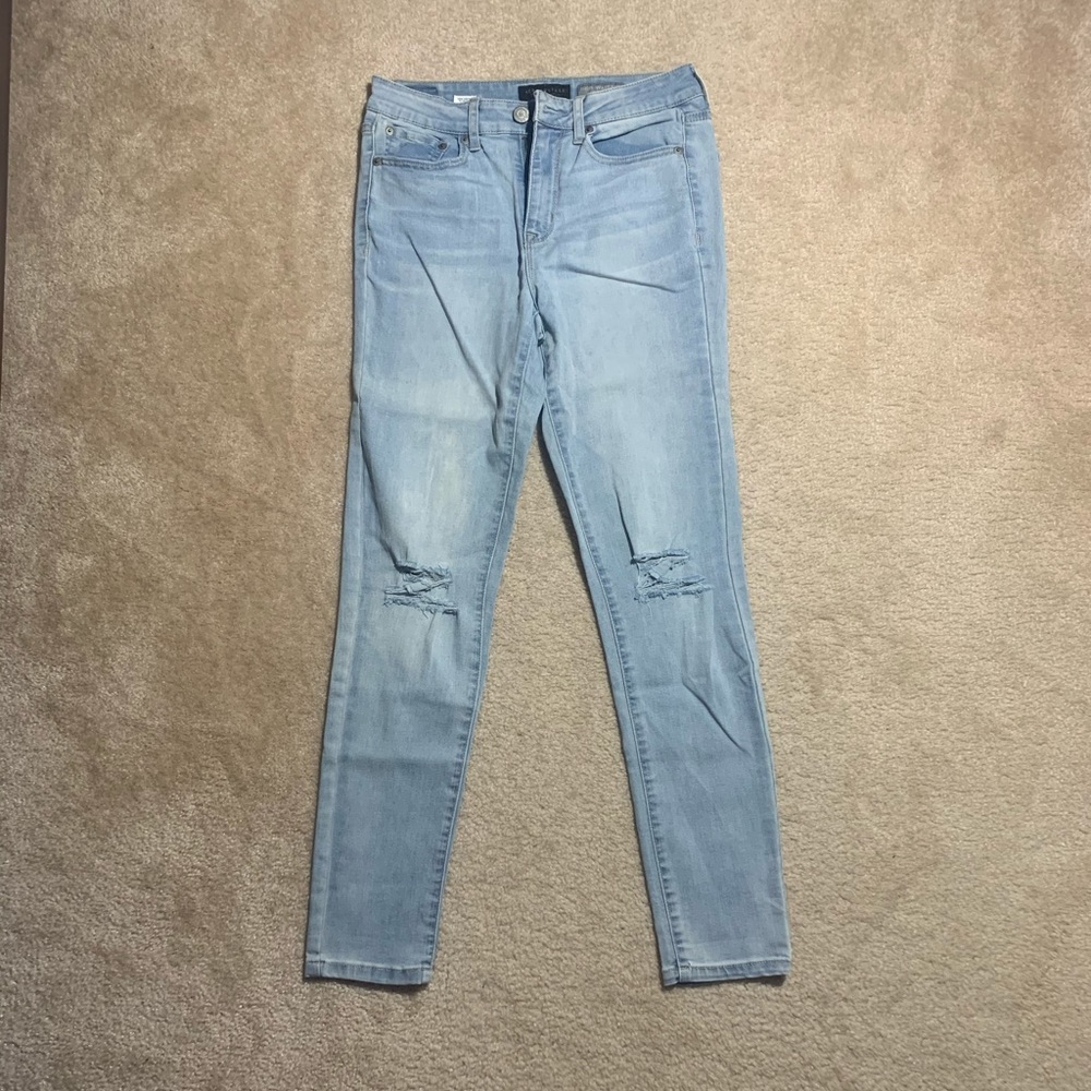 High Waisted Ripped Jeggings